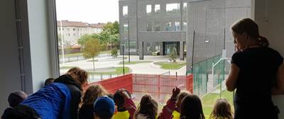 Utsikt från avdelningen Sländan Utsikt från fönster
